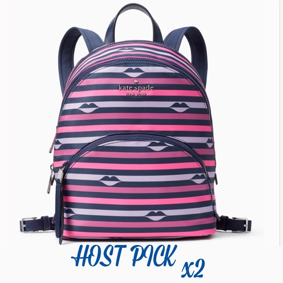 kate spade Handbags - KATE ♠️ KARISSA NYLON LIP PRINT MEDIUM BACKPACK